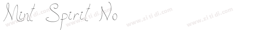 Mint Spirit No2字体转换